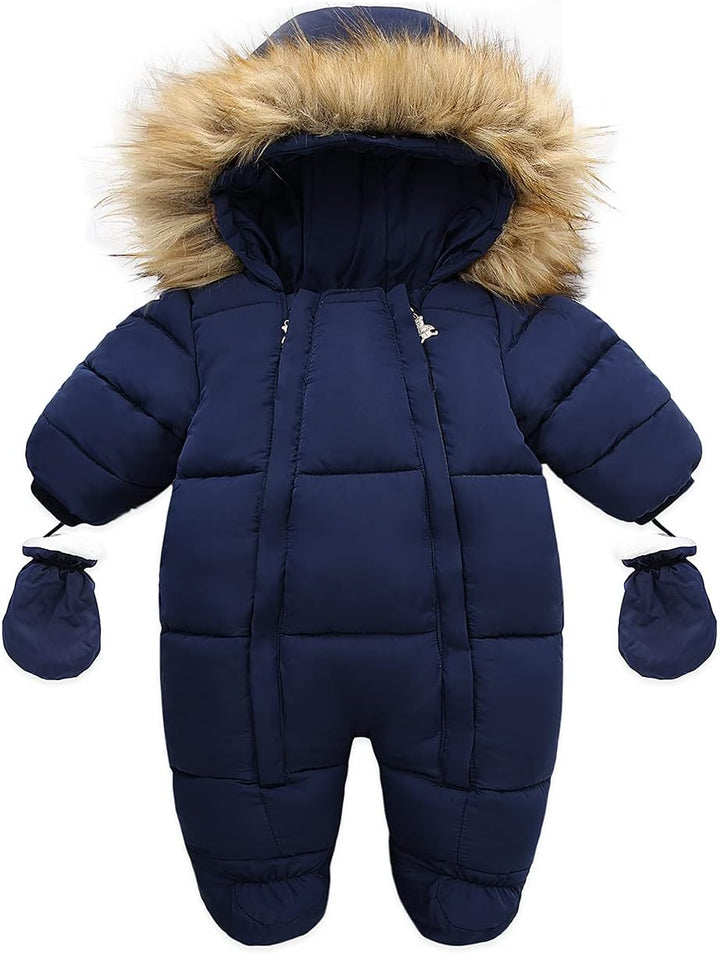 Baby Winter Jumpsuit Met Capuchon