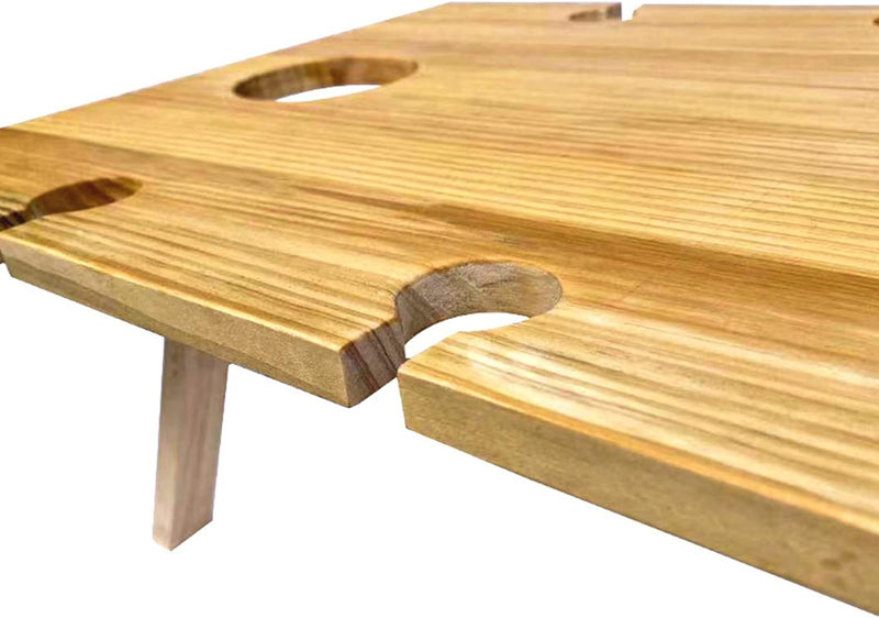 Vardi Dante™ Draagbare Houten Wijnrektafel