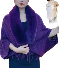 Damesvest Louise – Met Luxueuze Faux Fur Kraag | One Size