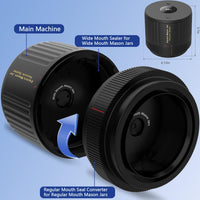 Elektryczny zestaw do próżniowego zamykania słoików Mason - Zachowaj świeżość szybko!