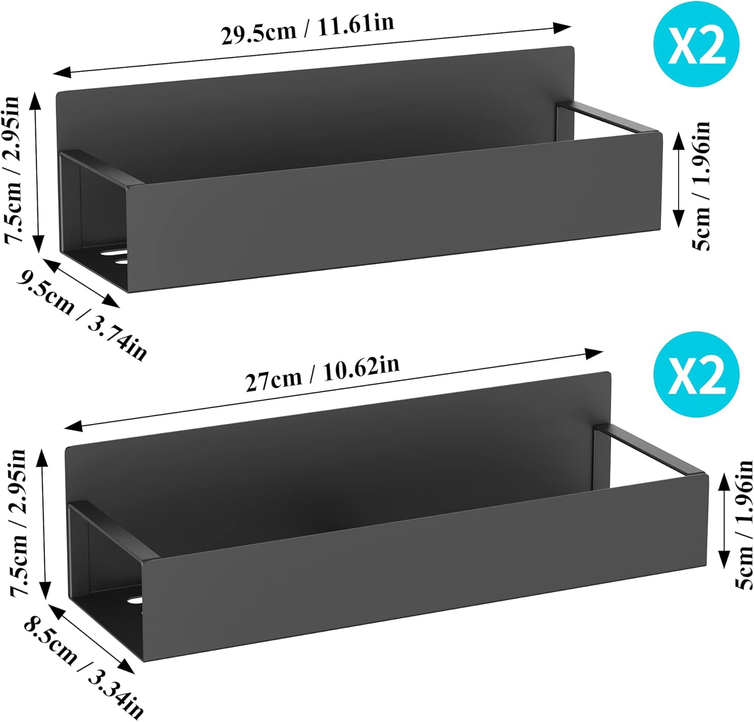 Magnetische Kruidenrek Set van 4 – SpiceGrip