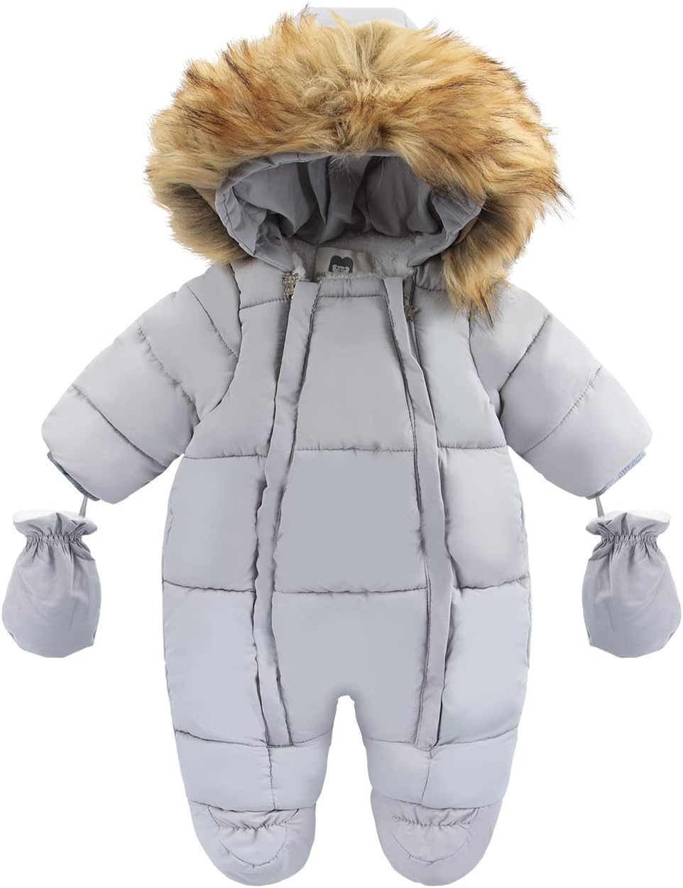 Baby Winter Jumpsuit Met Capuchon