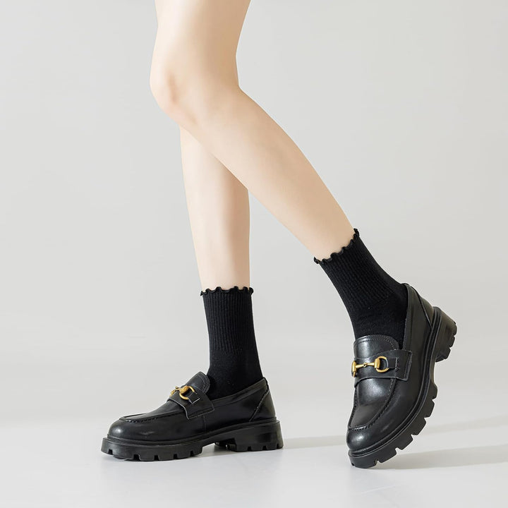 Ruffled Katoenen Enkelsokken - Lisa