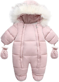 Baby Winter Jumpsuit Met Capuchon