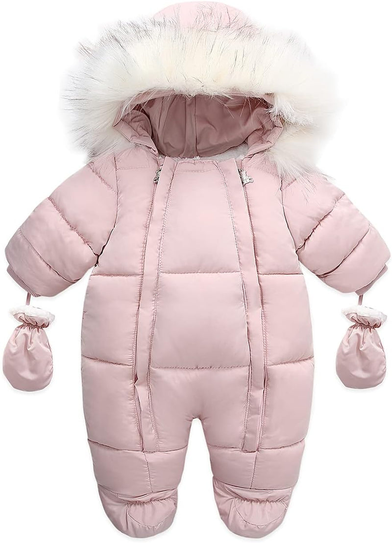 Baby Winter Jumpsuit Met Capuchon