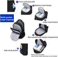 Multifunctionele Rugzak met Wielen voor Jongens – Veranderbare Trolley Tas