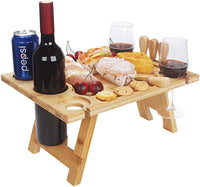 Vardi Dante™ Draagbare Houten Wijnrektafel
