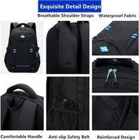 Multifunctionele Rugzak met Wielen voor Jongens – Veranderbare Trolley Tas