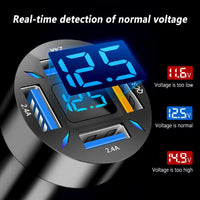 Autolader 66W Super Snelladen met USB PD & QC 3.0 – Universeel voor 12-24V Sigarettenaansteker