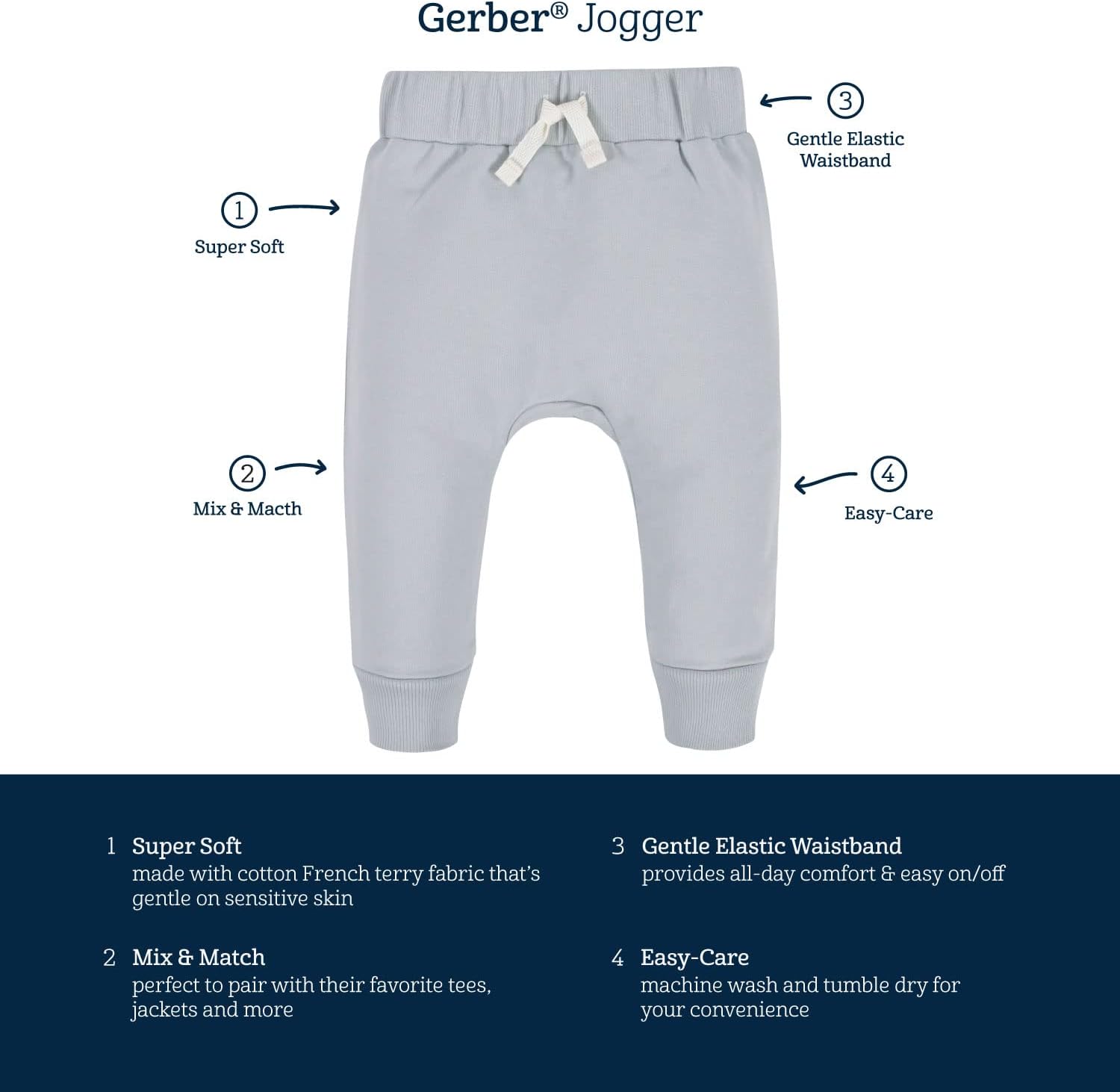 Comfortabele Peuter Joggingbroek - 3-Pack Essentials