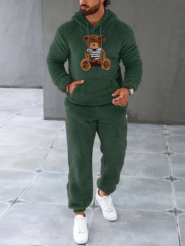 Fuzzy Fleece Tweedelige Outfitset - Logan