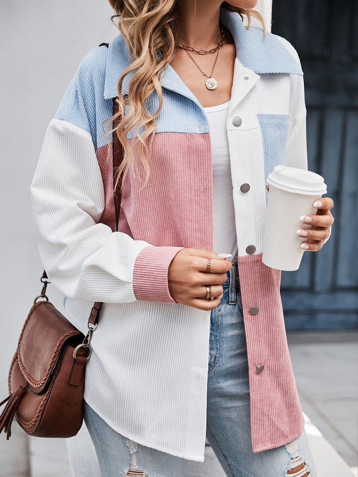 Kleurvolle Blouse met Knoopsluiting - Lina