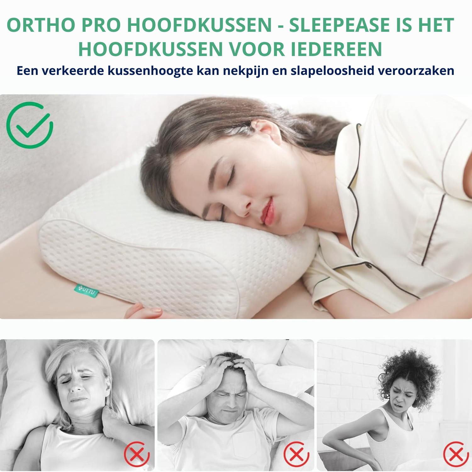 Ortho Pro Hoofdkussen - SleepEase