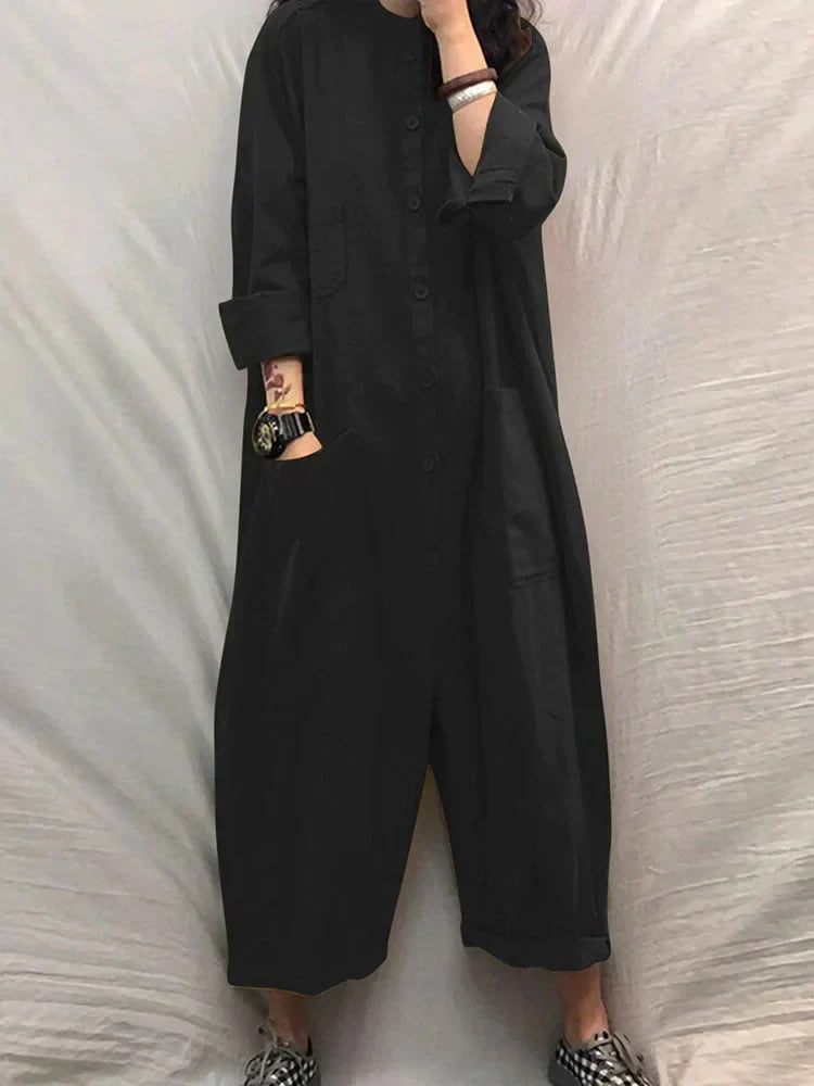 Luchtige zomer jumpsuit met ruime pasvorm dames – Livia