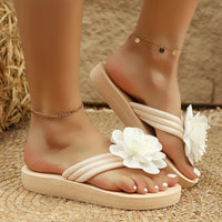 Stijlvolle dames slippers met bloemdetaillering voor de zomer - BlütenSchritt