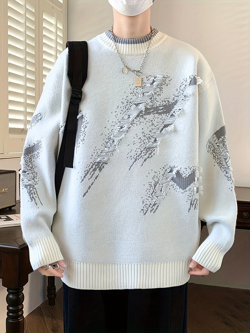 Trendy Oversized Dzianinowy Sweter - Ethan