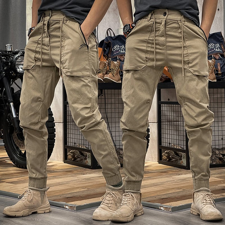 Rekbare Heren Cargo Broek - Axel