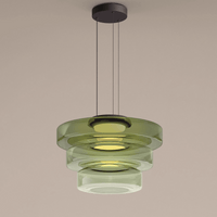 Moderne Glazen Hanglamp in Bauhaus Stijl - AuroraSphere