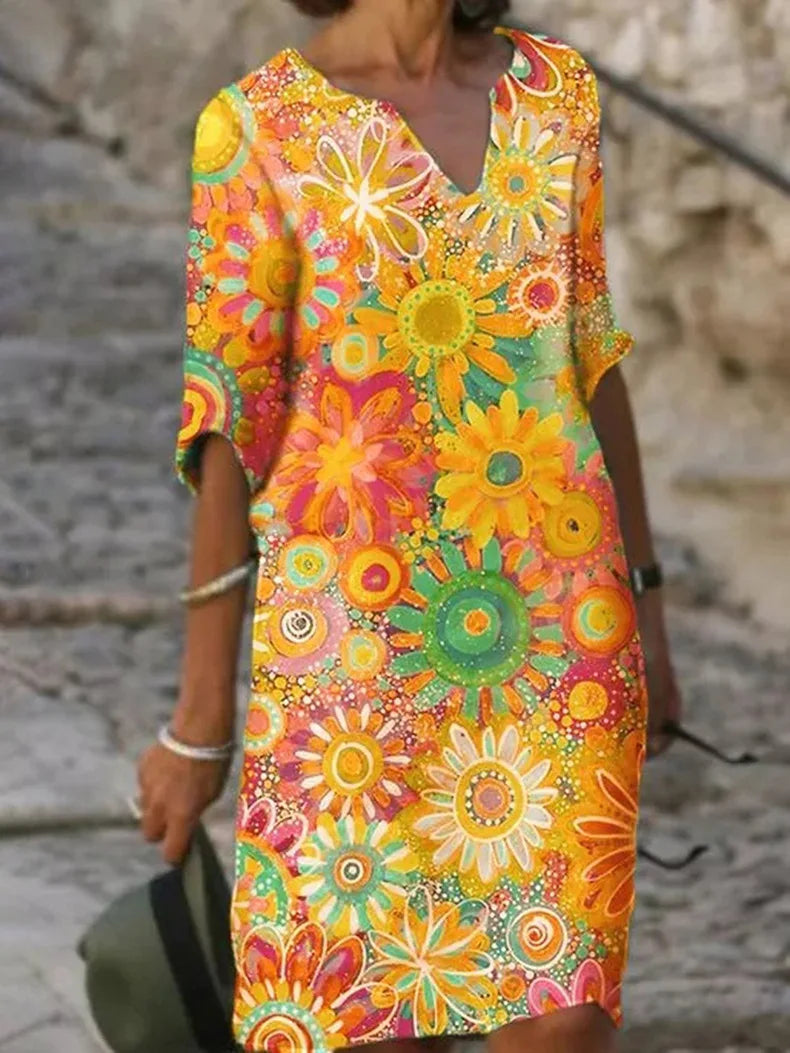 Zomerjurk met Bloemenprint - Marisol