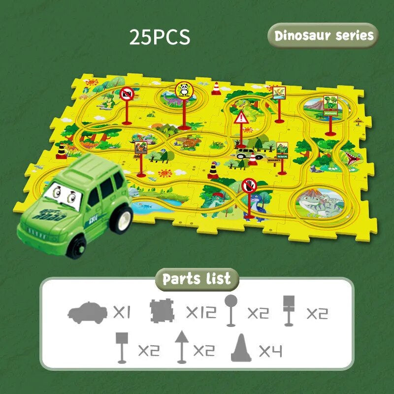 Educatieve Voertuigen Puzzelset - CleverKids