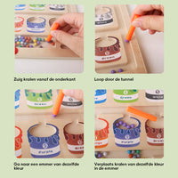 Magnetisch Leerdoolhof voor Kleur en Getalherkenning - MazeMagic