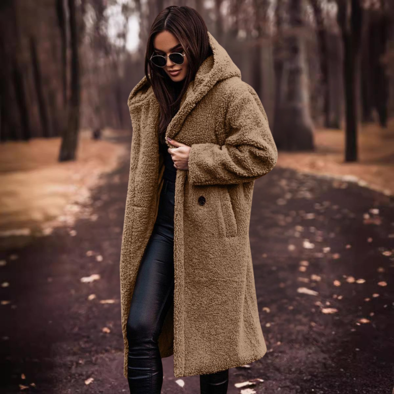 Lange Dames Teddyjas met Capuchon – Maren