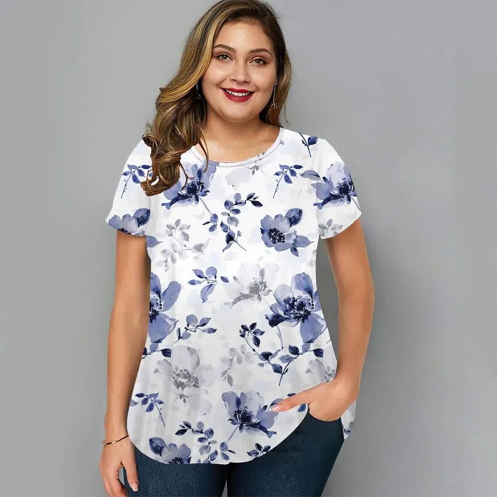 Vardi Dante™ Loïs Plus-Size T-Shirt | Vrolijk & Zomers