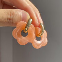 Goud Vergulde Bloemen Oorbellen - Valeria