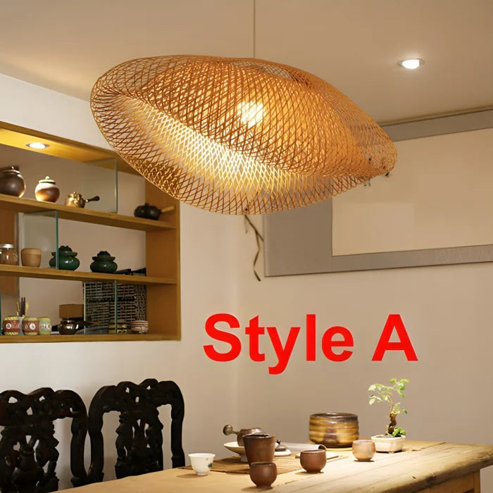 Trendy Rotan Hanglamp - NaturGlow