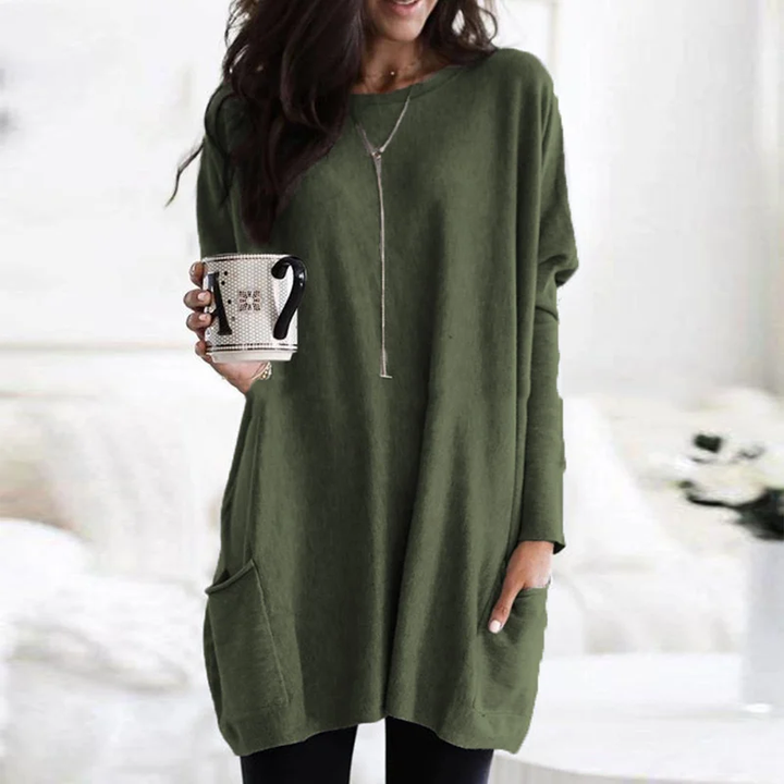 Trendy Tuniek met Lange Mouwen - Celina