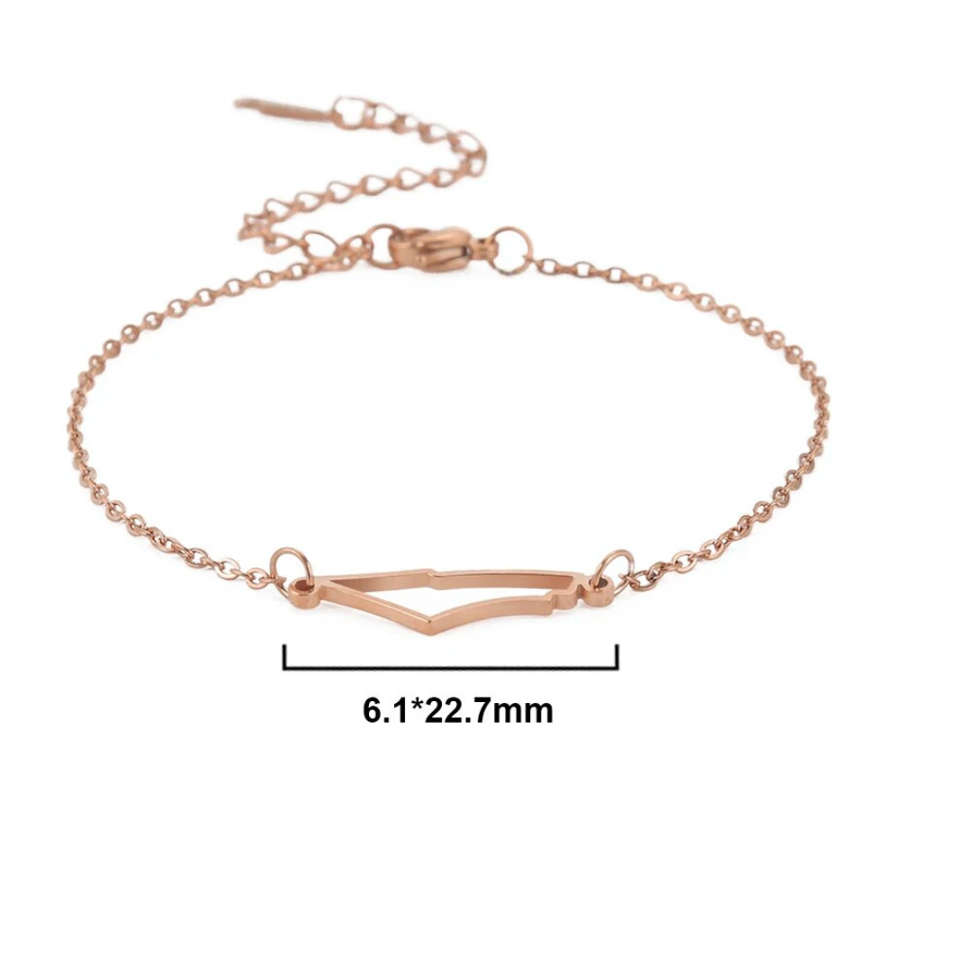 Gouden Armband van Hoop - Aurora
