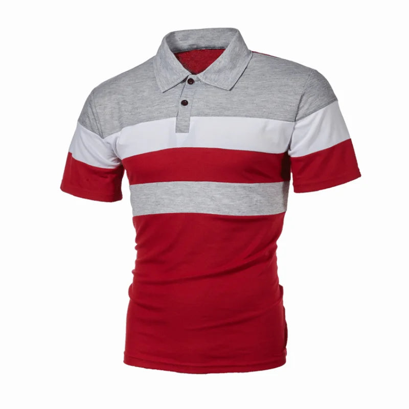 Vardi Dante™ Abel Plus Size Polo | Gestreept & Stijlvol