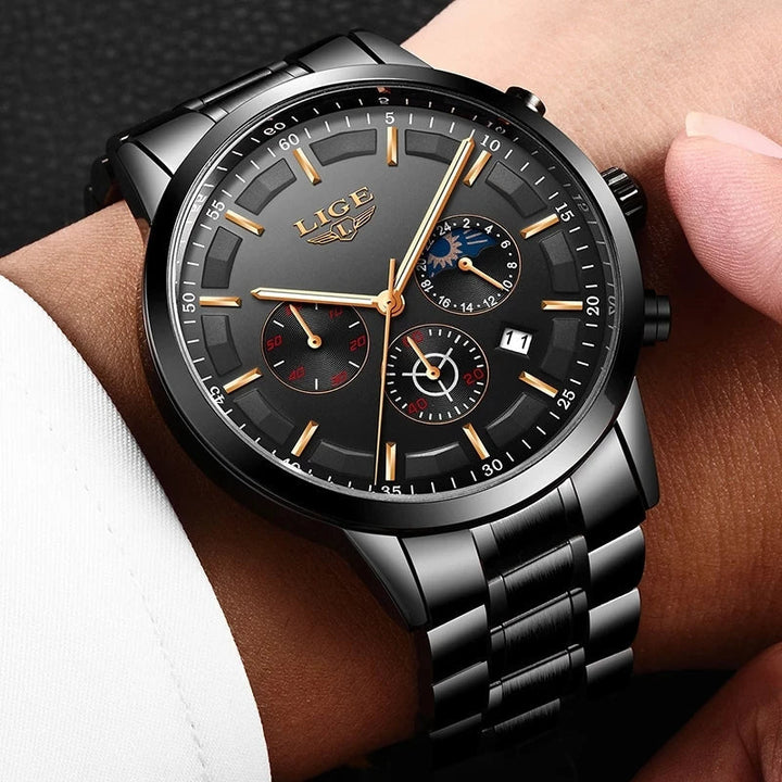 Robuust Stalen Militair Horloge - SteeleX
