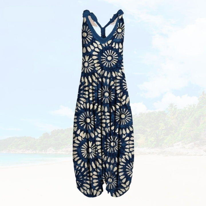 Zomerse Dames Jumpsuit met Losse Pasvorm – Elenya