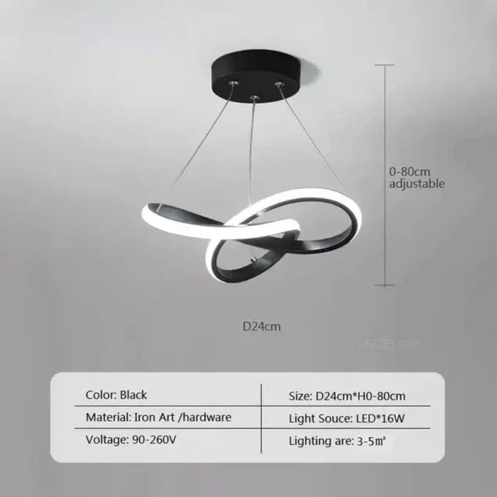 Moderne LED Plafondlamp - WaveGlow