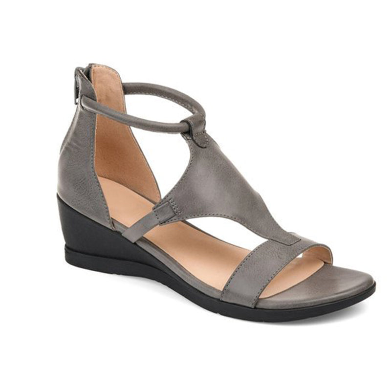 ElevateStyle Sandals | Dames Sandalen met Verhoogde Hak en Enkelband Ontwerp