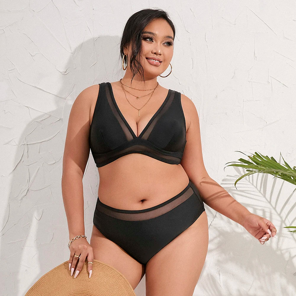 Vardi Dante™ Sandy Midnight Plus-Size Bikini | Flatterend & Stijlvol