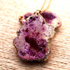 Natuurlijke Kristallen Geode Hanger - Gaia