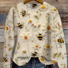 Trendy Dames Sweater met Bijenmotief - Sophie