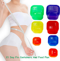 Portiecontrole Dozen (14-delige Set) - 21 Day Fix voor Gewichtsverlies