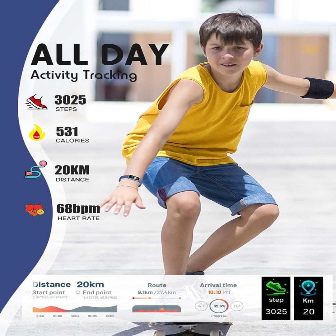 Slim Fitnesshorloge voor Kinderen - KidFit Pro