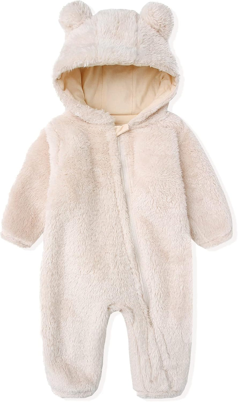 Warme Baby Romper Met Capuchon