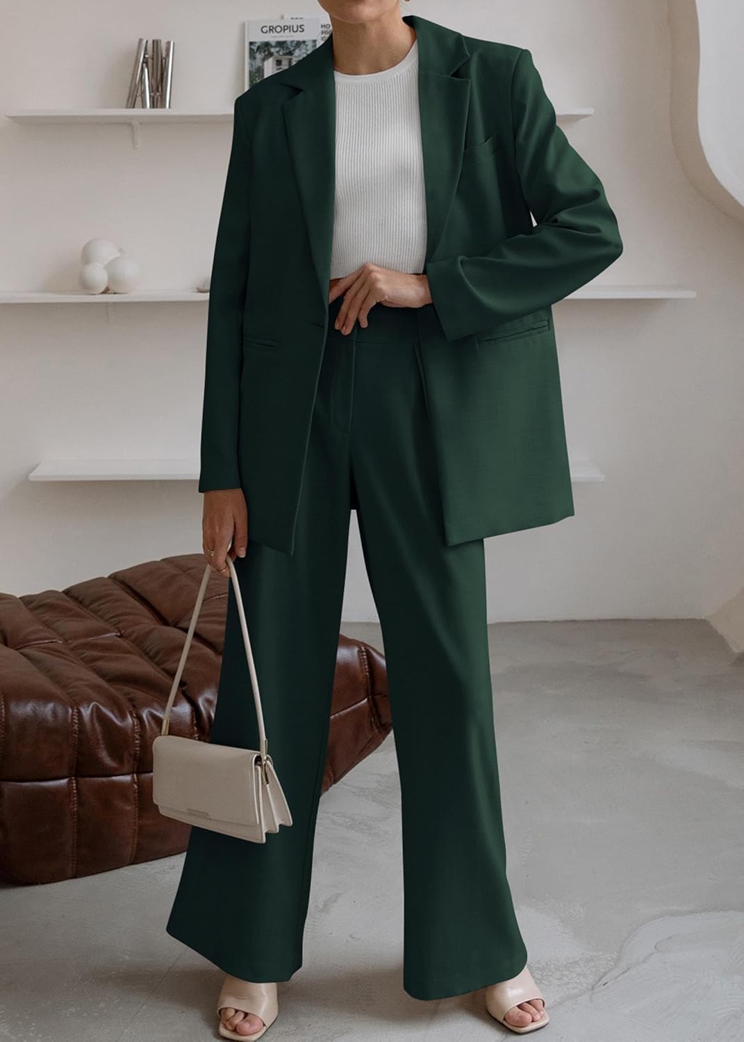 Stijlvolle Blazer en Pantalon Set - Mia