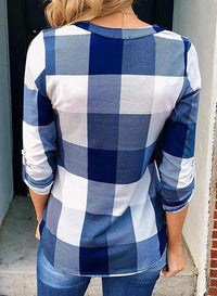 Stijlvolle Casual Geruite Damesblouse - Lara