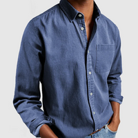 Los heren casual overhemd met moderne snit – Henrik