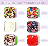 175ml RVS Snackdozen voor Kinderen - 6-Pack