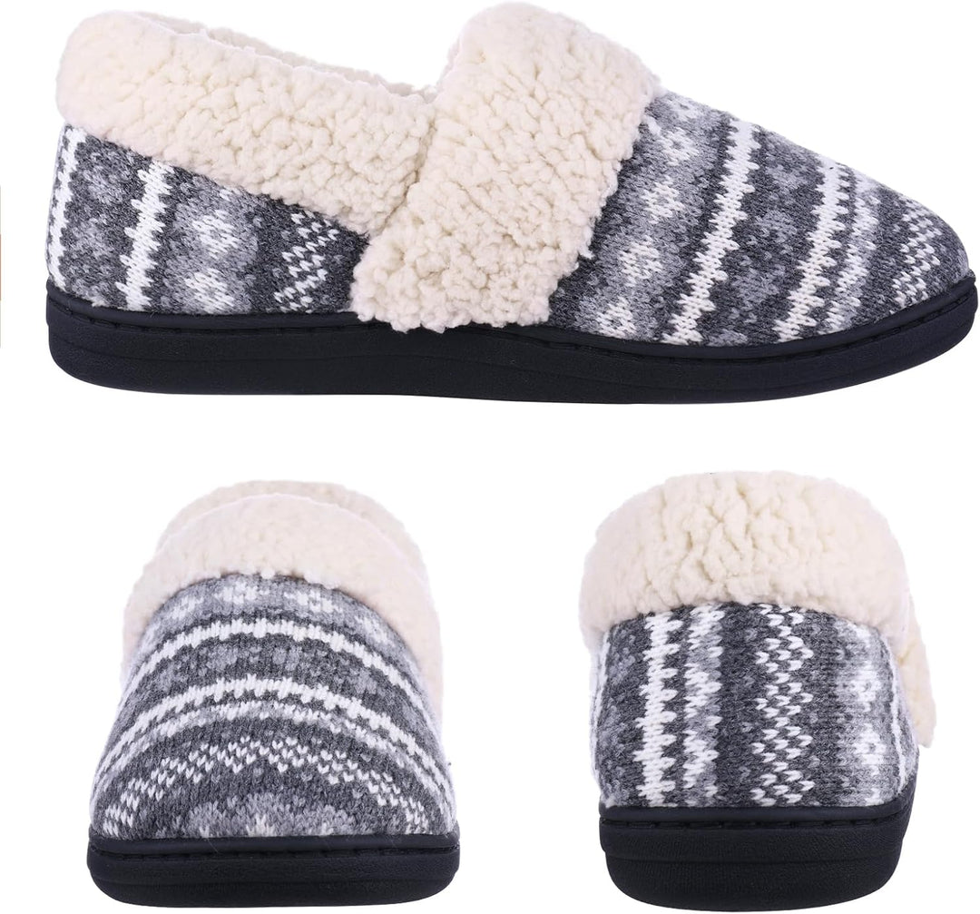Winterse Gebreide Pantoffels - CozyCloud
