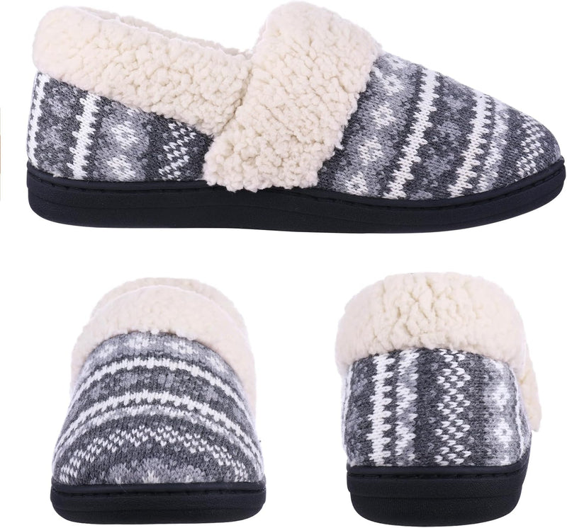 Winterse Gebreide Pantoffels - CozyCloud