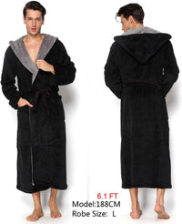 Luxe Heren Badjas met Capuchon - Lars