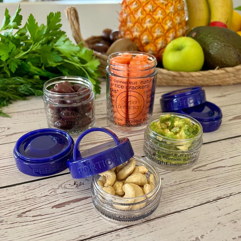 100-Calorie Snack Portiecontrole Containers - Stapelbare Set